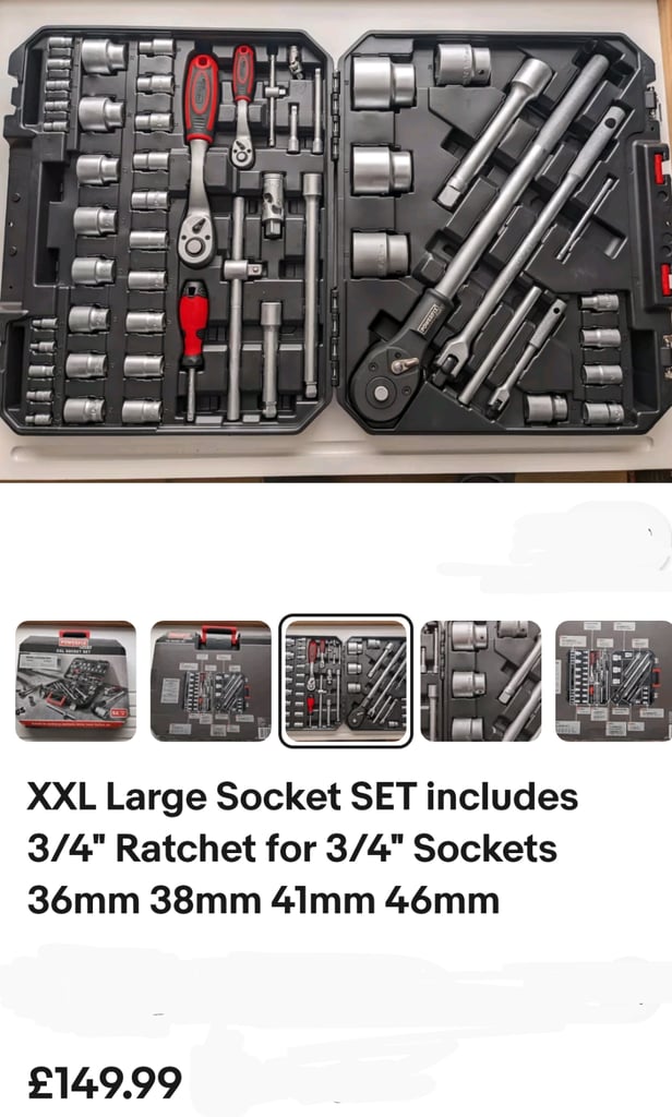 Extra Large Socket Set 