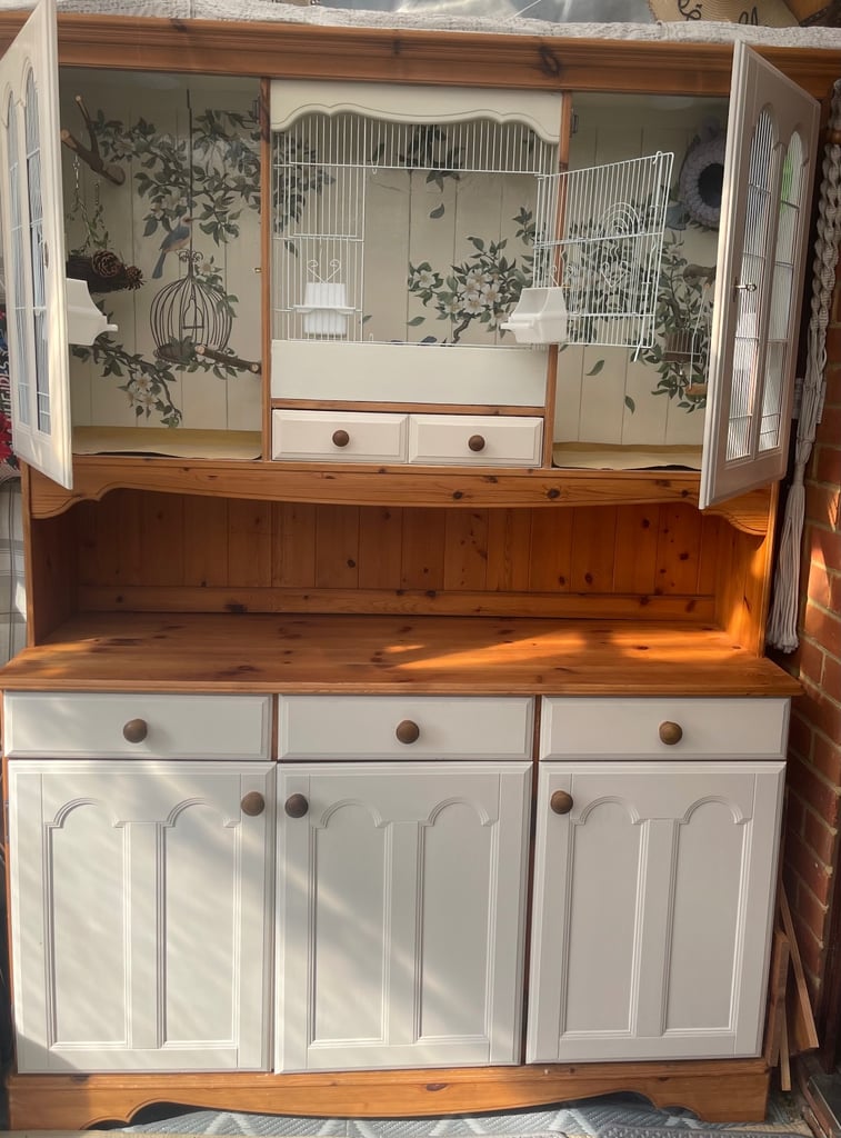 image for Bespoke Large birdcage unit indoor aviary unique dresser with storage 