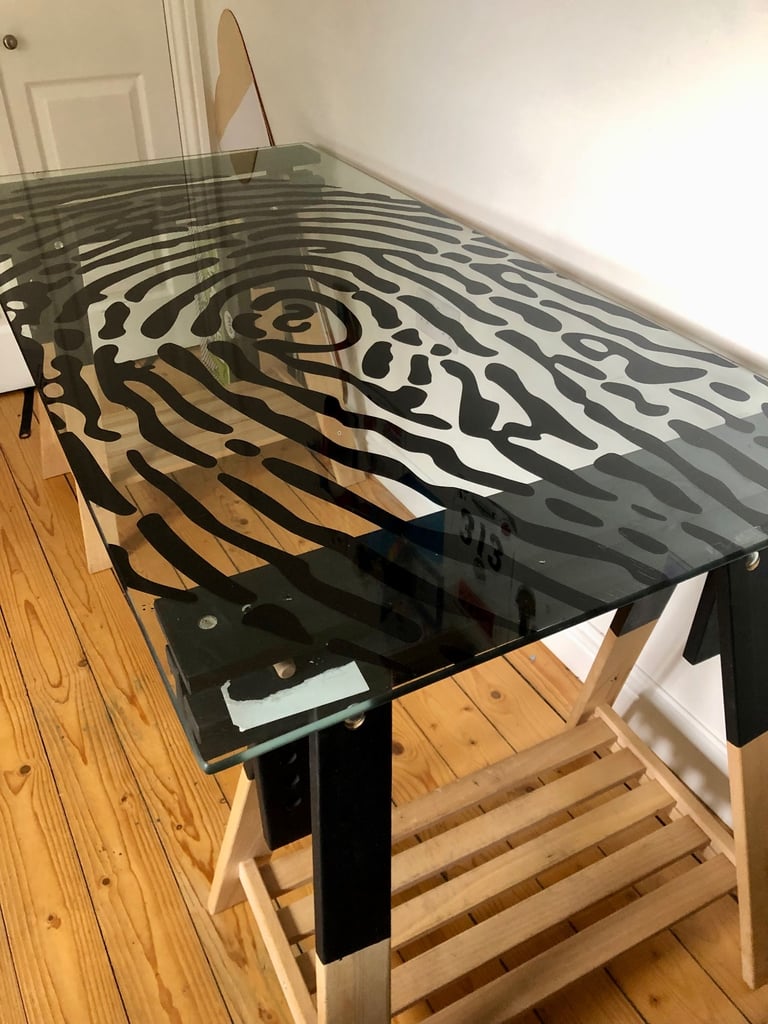 Ikea glass desk