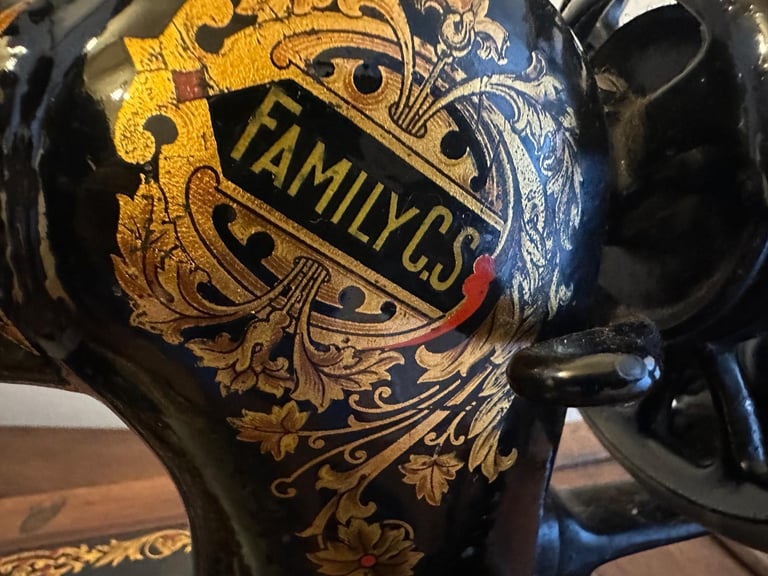 Jones CS Antique sewing machine Manchester with case