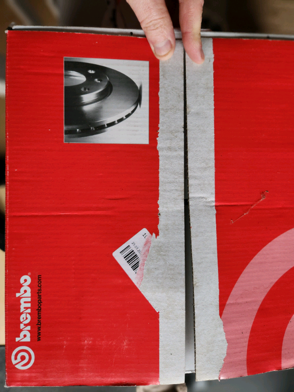 image for Brembo rear discs x2 for mk3 ford focus
