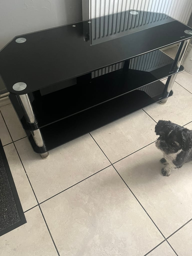 Large Glass TV Stand