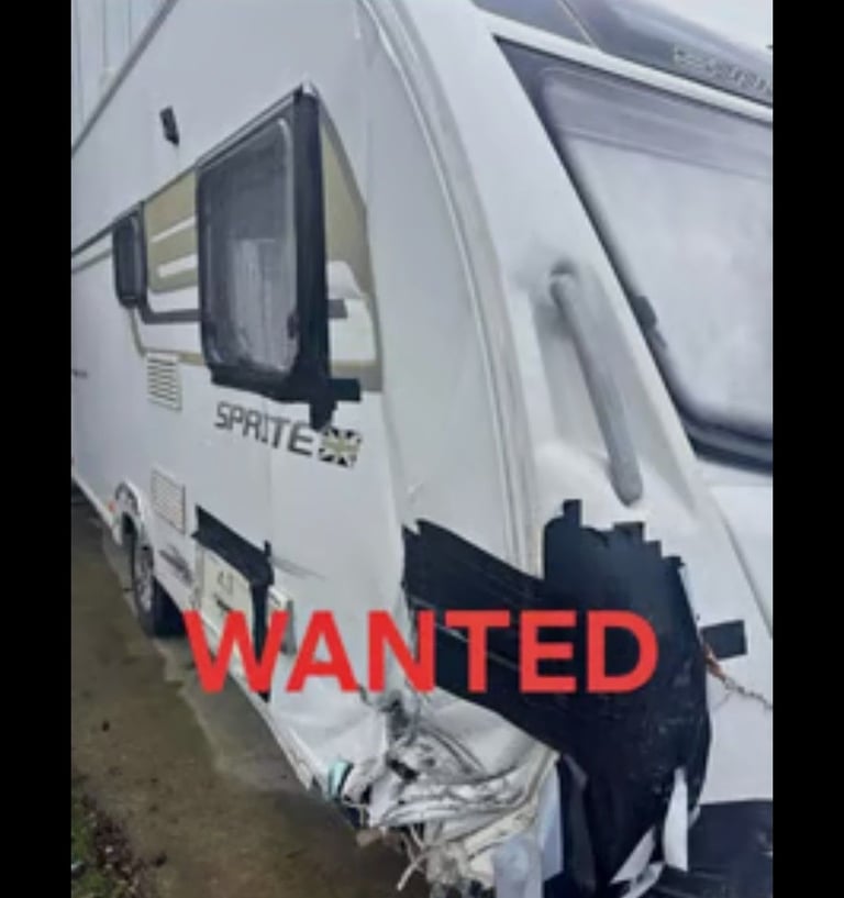 WANTED ALL CARAVANS ANY CONDITION TOP PRICES PAID FOR ALL
