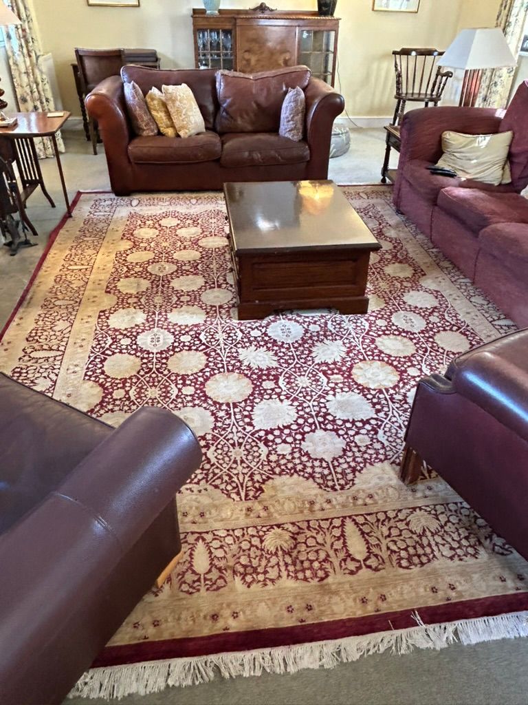 image for Large red/gold persian rug 