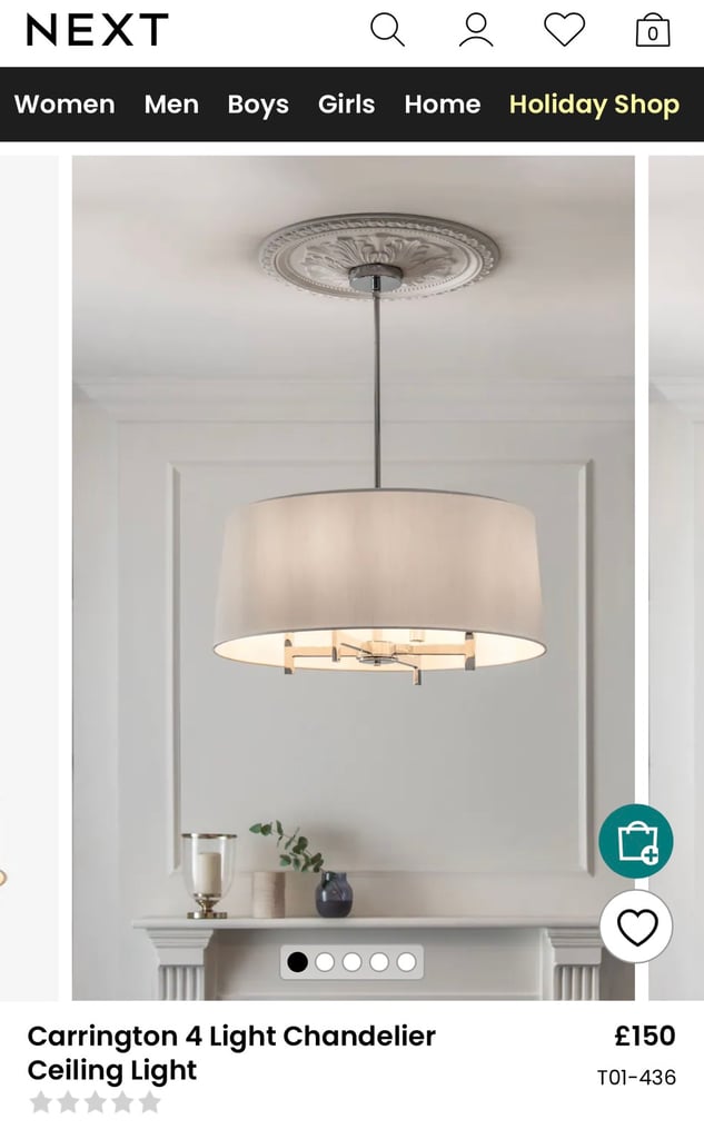 image for Next lampshade new in box 