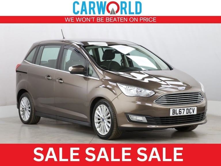 2018 Ford Grand C-Max 1.0T EcoBoost Titanium MPV 5dr Petrol Manual Euro 6 (s/s) (125 ps) MPV Petr...