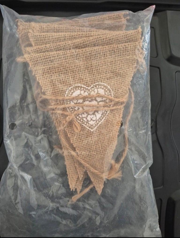 Flag love heart bunting 