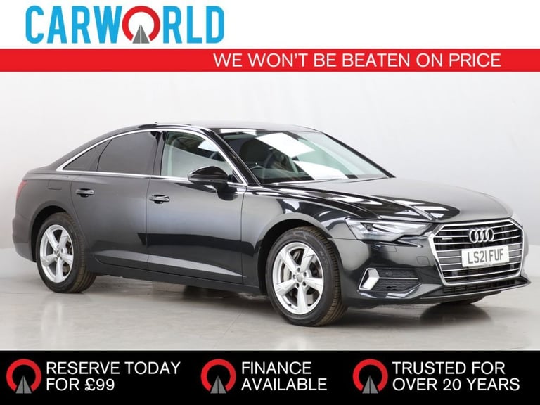 2021 Audi A6 Saloon 2.0 TFSIe 50 Sport Saloon 4dr Petrol Plug-in Hybrid S Tronic quattro Euro 6 S...