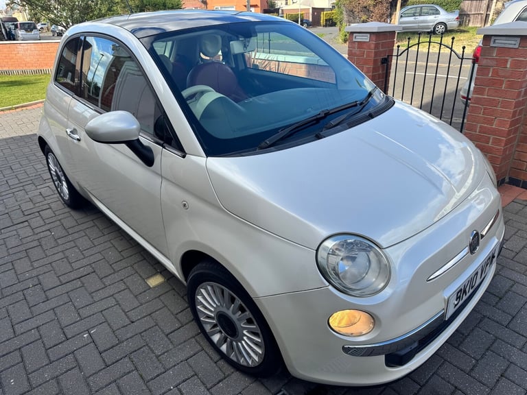 2010 Fiat 500 1.2 Lounge 3dr Dualogic [Start Stop] HATCHBACK Petrol Automatic