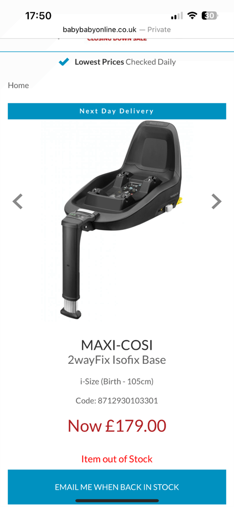 Isofix car base 