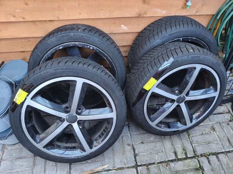 Alu wheels with winter tyres audi A6