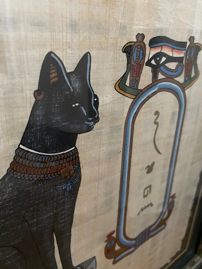 90s Egyptian artwork 