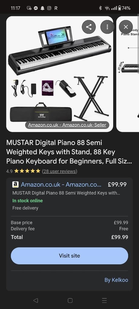 Electric Piano - MuStar - 88 keys (full size)