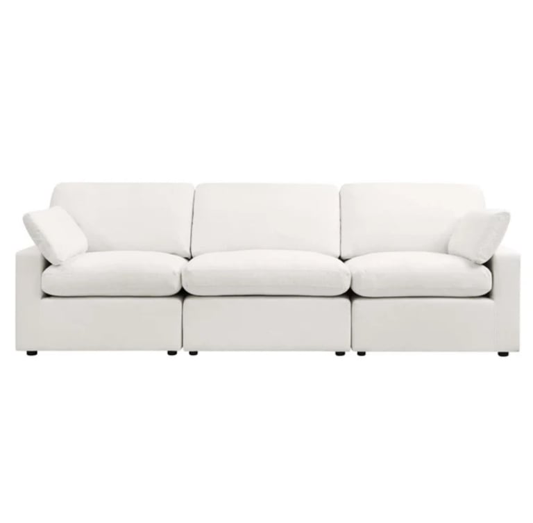 Dusk Cairo Feather 3 Seater Sofa 