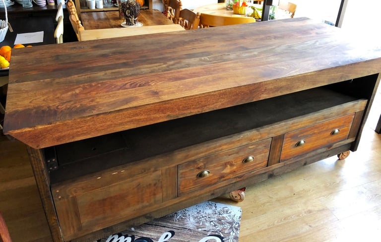 Industrial Style Custom Made Bar Kitchen Island Shop Counter Till Cafe Office Coffee Restaurant