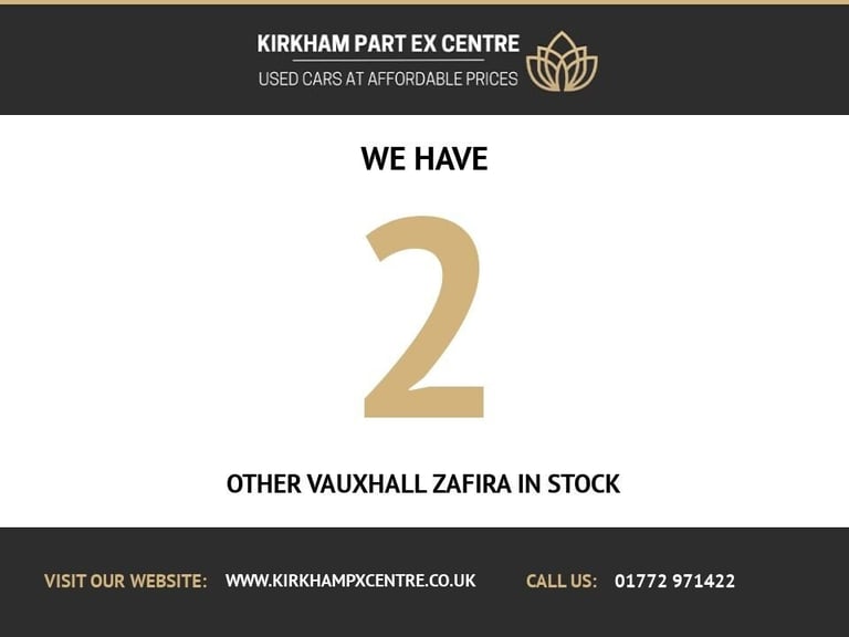 2011 Vauxhall Zafira 1.8i SRi 5dr MPV PETROL Manual