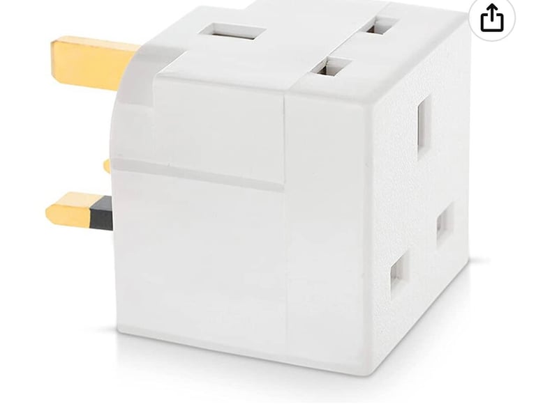 2 Way Double Plug Adaptor|Plug Extension|Plug Adapter