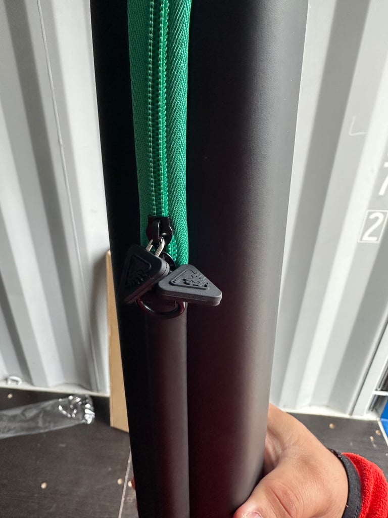 Powerglide Soft Snooker/Pool Cue Case Handle & Shoulder Strap Foam Fit 2 Piece