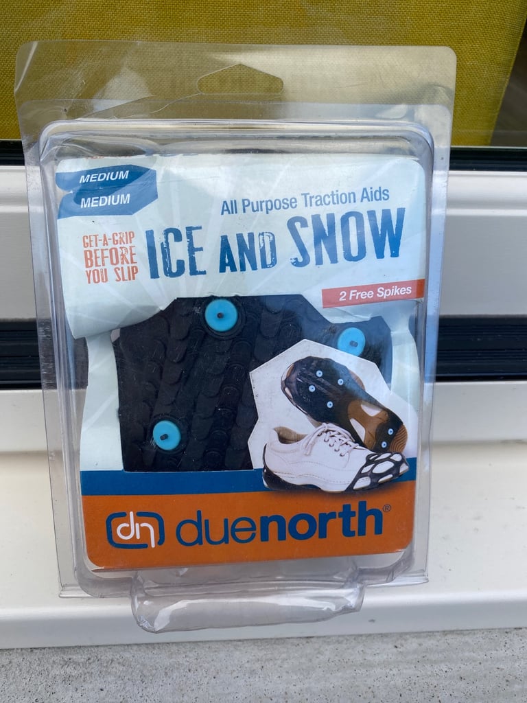 image for Ice and snow grips for shoes and boots - size medium 