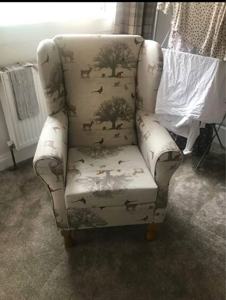 Woodland Print Chair