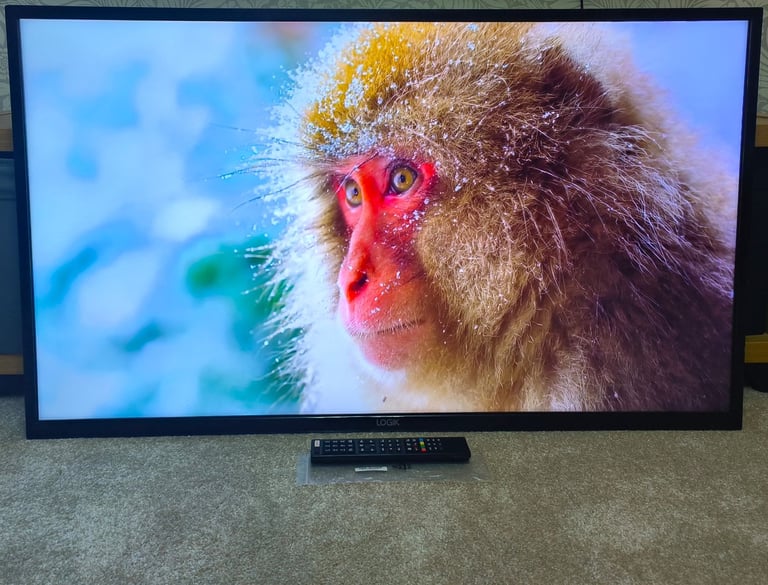 LOGIK 49 inch Smart 4K Ultra HD LED TV Freeview HD DTS TruSurround Sound HDMI USB