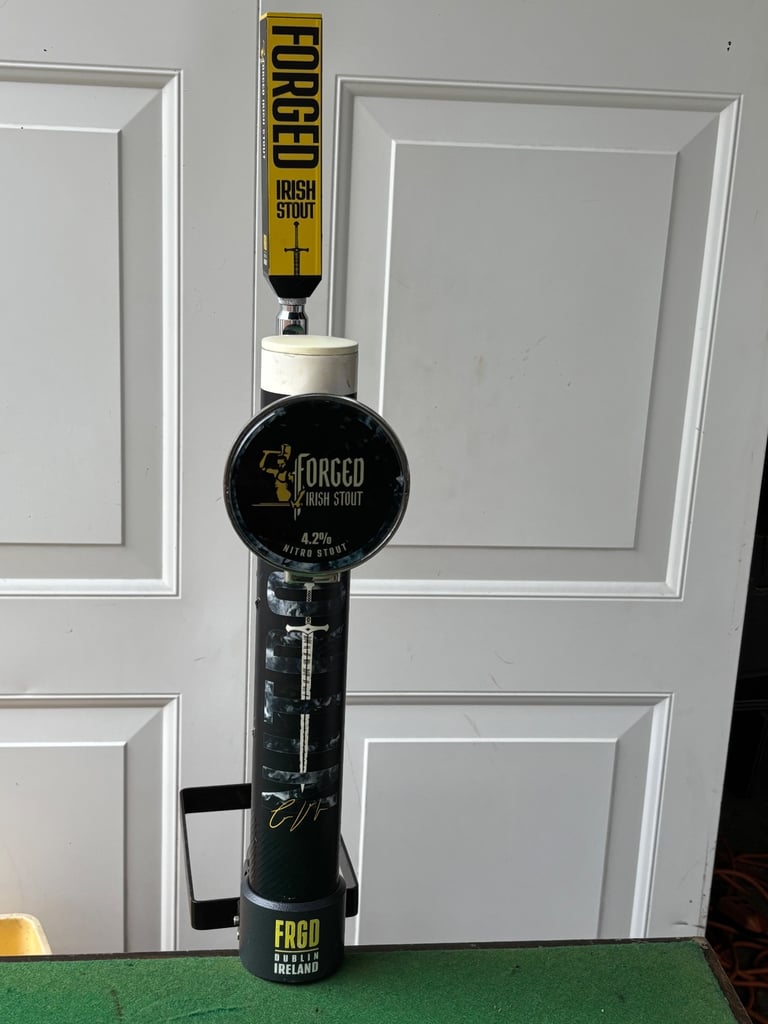 Rare forged Irish stout beer pump ideal man cave 