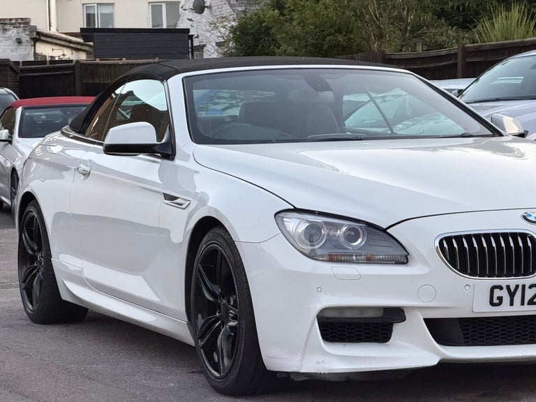 2012 BMW 6 Series 640d M Sport 2dr Auto CONVERTIBLE Diesel Automatic