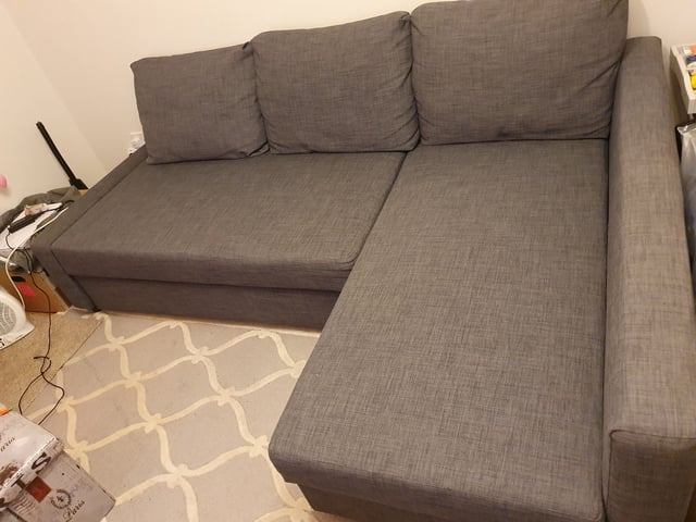TO PICK BY 7th NOV Corner sofa bed with storage Ikea Friheten