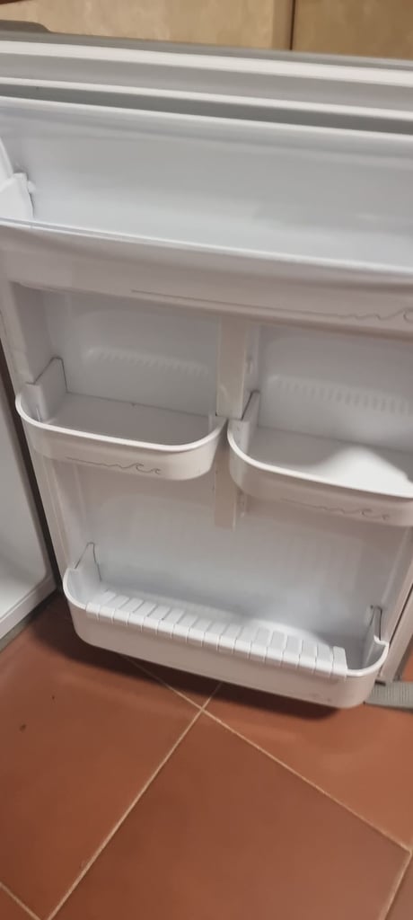 BEKO Silver under the counter fridge - excellent condition