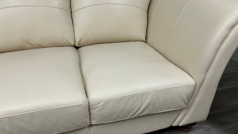 Real leather DFS sofa & chair 