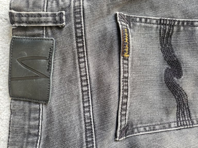 Women's Black/Charcoal jeans from Nudie Jeans Co W32 L30