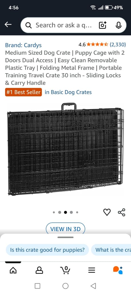 2 dog crates