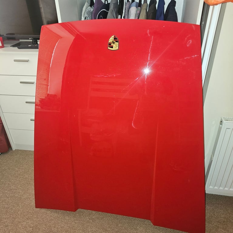 image for Porsche 911/964 front bonnet in guards red 