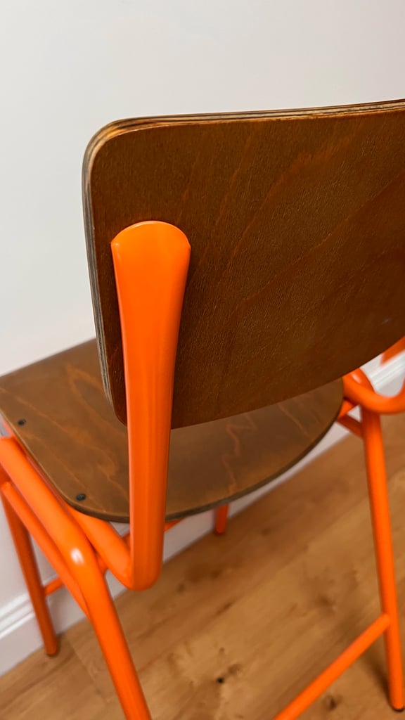 Pair of industrial style bar stools