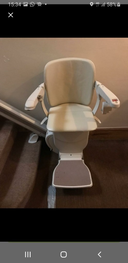 Stannah stailift 600 stair lift 420cm long need new batery only good condition 