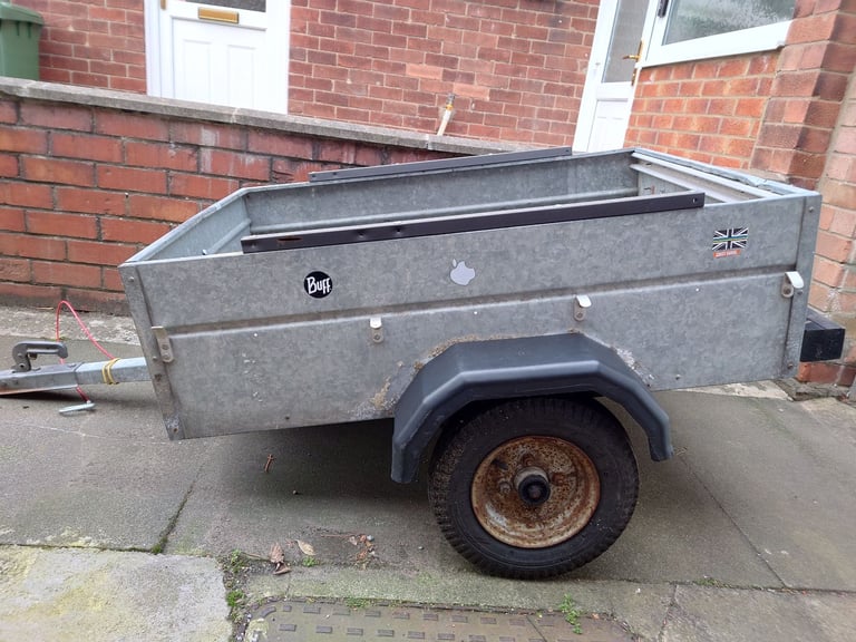 image for Small Trailer For Sale with Lighting Board and Spare Wheel