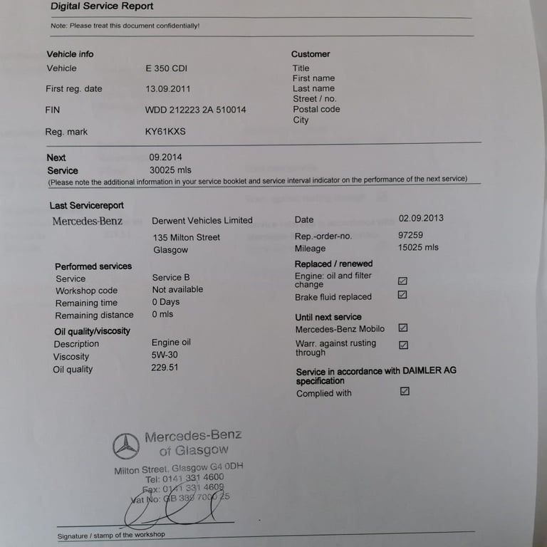 2011 Mercedes-Benz E Class 3.0 E350 CDI V6 BlueEfficiency Sport Edition 125 Estate 5dr Diesel G-T...