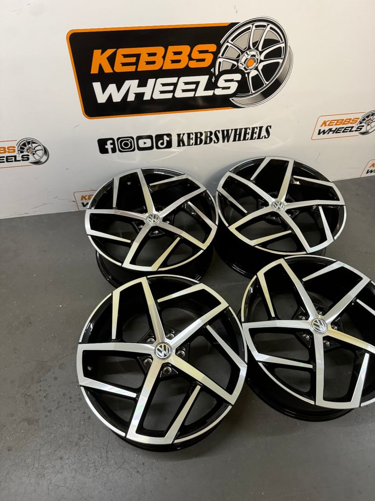 19" VW GOLF R GTI DALLAS STYLE ALLOY WHEELS AUDI A3 S3 VW GOLF R GTI SCIROCCO CADDY 