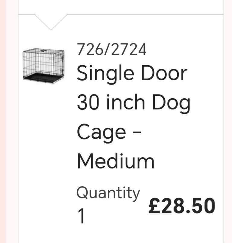 image for Dog cage  metal 