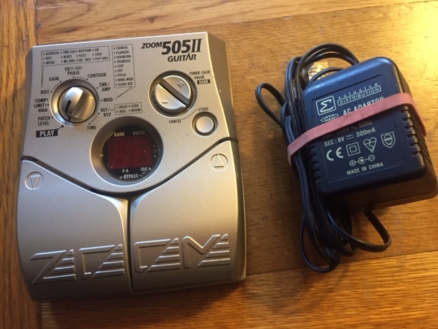 ZOOM 505II Guitar effects pedal with mains adapter in full working order |  in Biggar, South Lanarkshire | Gumtree