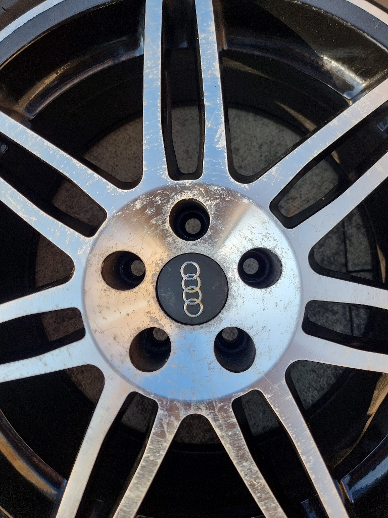 AUDI LEMAN ALLOY WHEEL'S, 4 AVAILABLE, 7MM THREAD, MICHELIN CROSS CLIMATE TYRES 225,40,18