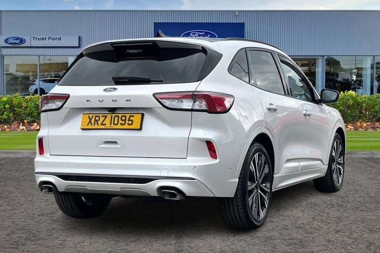 2022 Ford Kuga 1.5 EcoBlue ST-Line X Edition 5dr, Platinum White Paint, Media screen, sat Estate ...