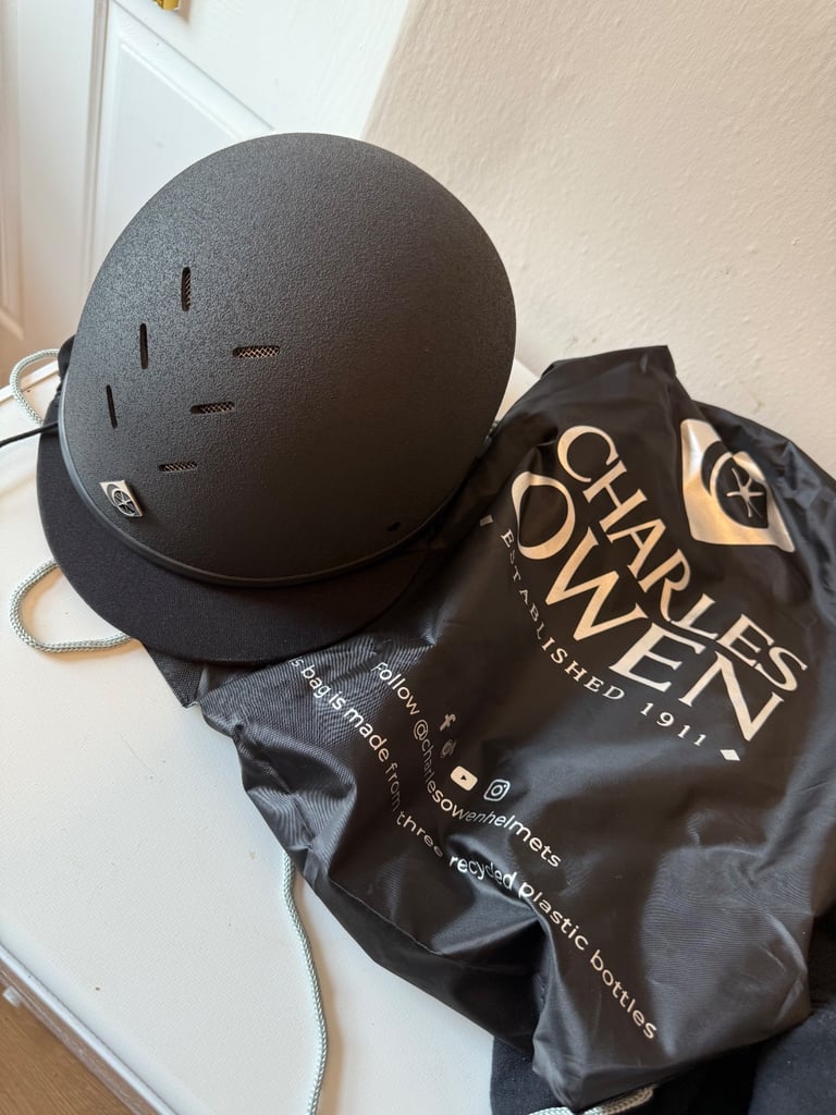 charles owen riding helmet