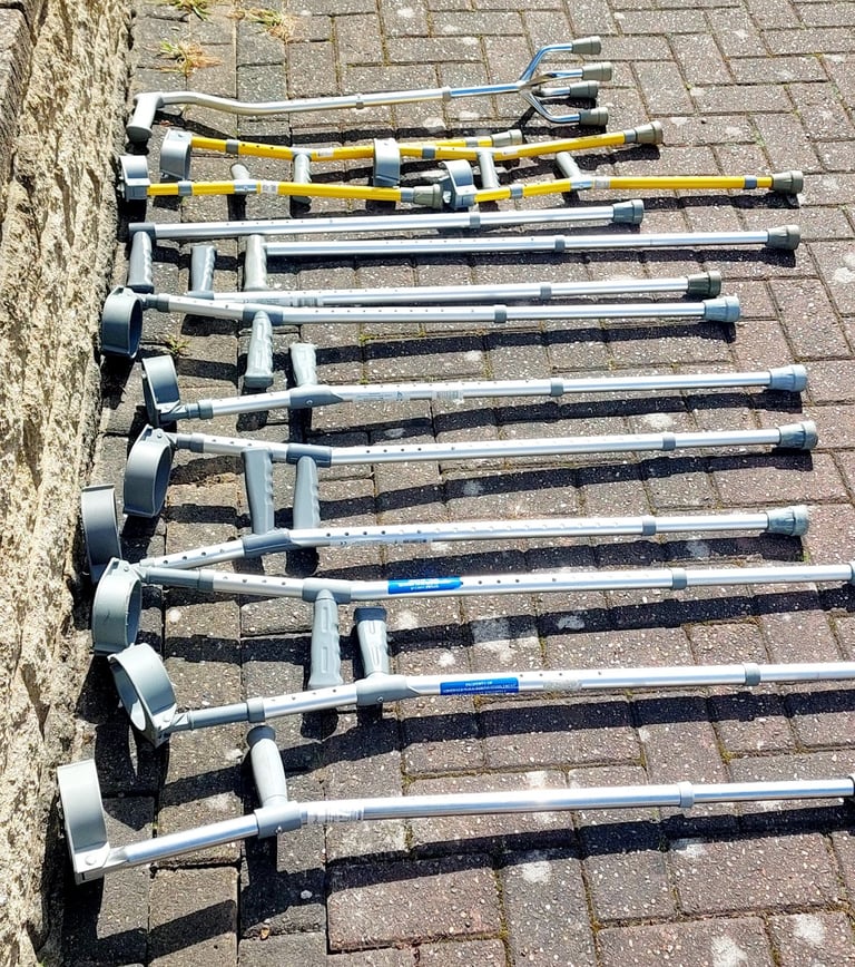image for Lots of different crutches at different prices, from £20 a pair 