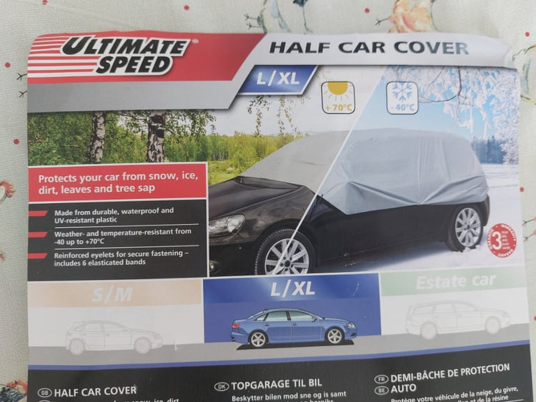 image for Ultimate Speed - Half Car Cover L/XL