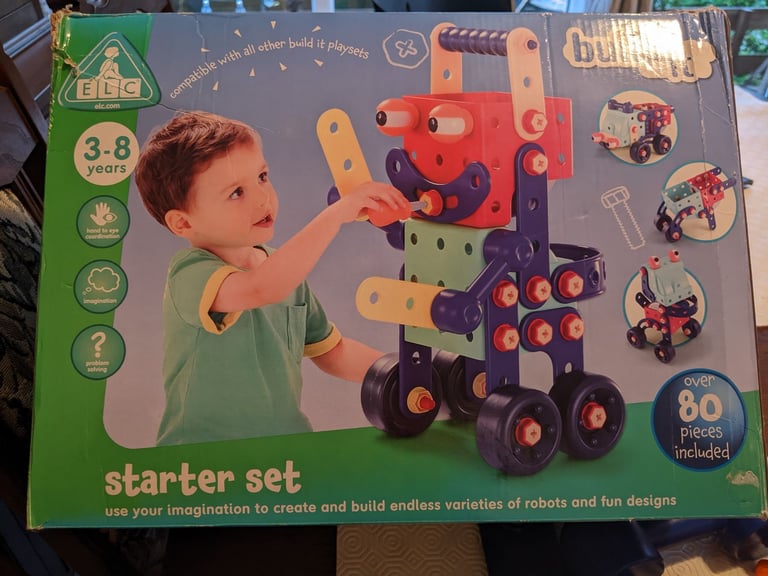 Early Learning 'BUILD IT' starter kit Age 3-8