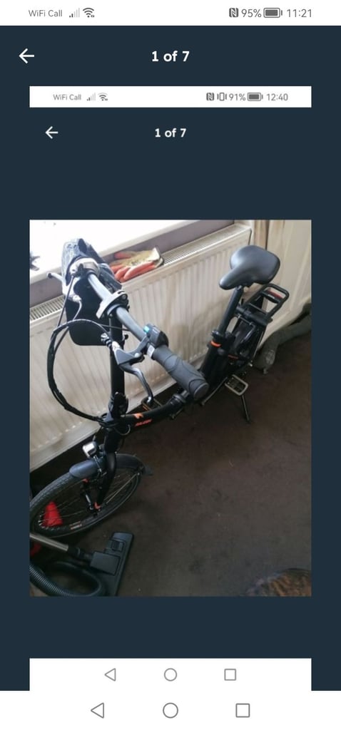 image for Electric raleigh fold up bike for sell 