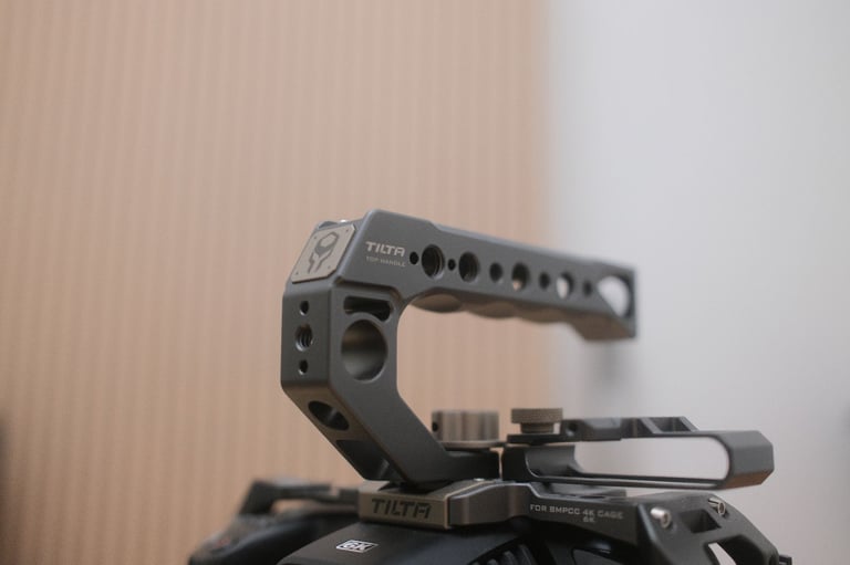 BMPCC 6K (EF) With Full Tilta Cage, Sigma 18-35mm, Samyang 85mm, V-Mount Battery & Tiffen ND Filter