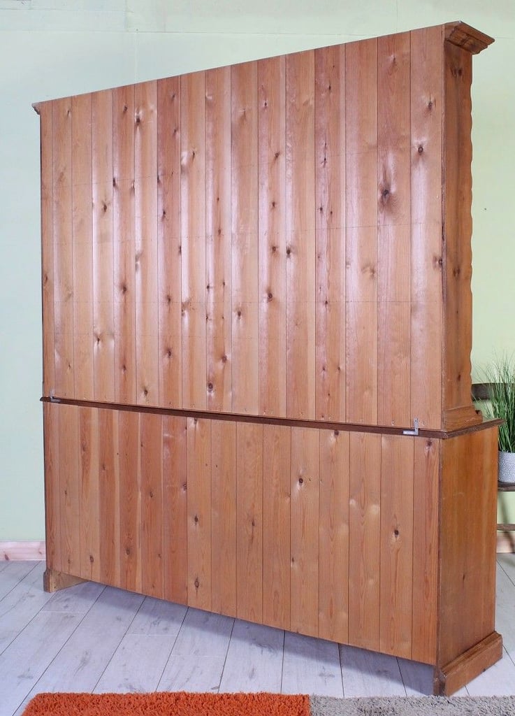 Delivery Options - Large Rustic Quality Made Pine Welsh Dresser 5 Spice Drawers