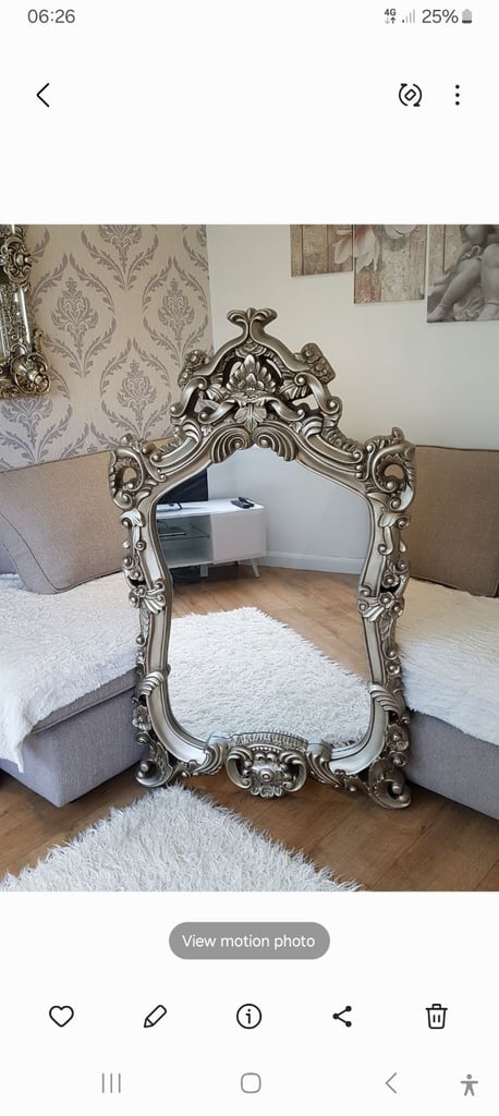 image for Beautiful large mirror like new 